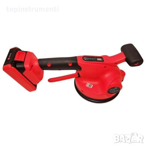 Виброчук акумулаторен за голямоформатни плочки, SHIJING 9392, 2x2Ah, 166 мм, до 120 кг, в куфар, снимка 2 - Други инструменти - 52563258