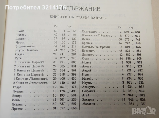(1924) Библия или Свещеното писание на Стария и Новия заветъ, снимка 4 - Специализирана литература - 50268205