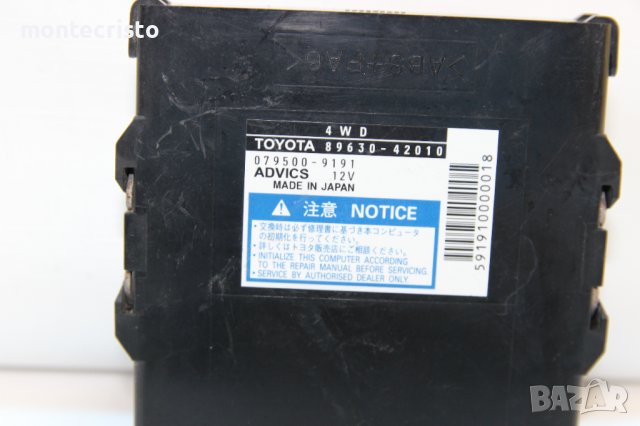 Модул раздатка Toyota Rav-4 (2006-2011г.) 89630-42010 / 8963042010 / 079500-9191 / 0795009191, снимка 2 - Части - 37692427