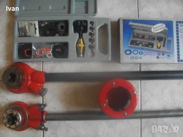 Ремонтен К-т ВиК Смесител/Винтонарезка ВиК Плашка Резби Тръби-VIRAX-FRANCE/2 Цола Резбонарезна Глава