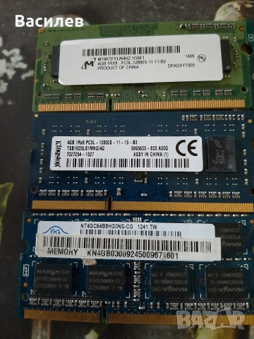 рам памет ддр3 за лаптоп, снимка 2 - Части за лаптопи - 54357613