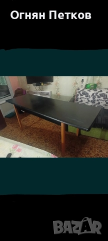 Разтегателна дървена маса, снимка 6 - Маси - 52680049