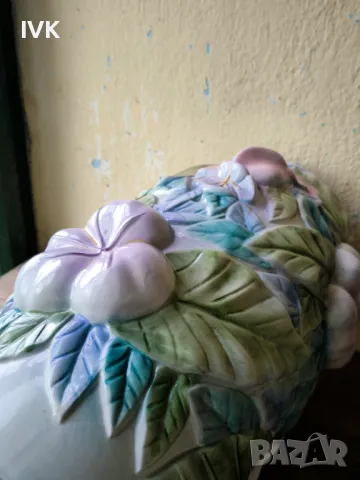 Ваза Кашпа Италия , снимка 3 - Антикварни и старинни предмети - 49967357