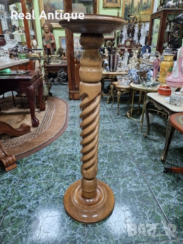 Уникална антикварна френска дървена колона , снимка 3 - Антикварни и старинни предмети - 52926910