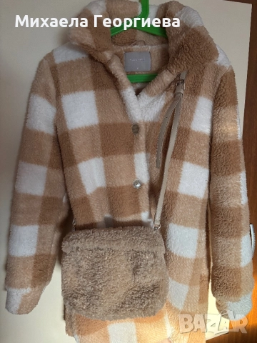 Палто Teddy + подарък чанта, снимка 1