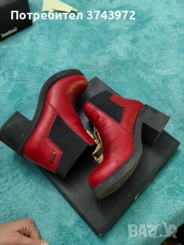 Дамски боти от естествена кожа, снимка 2 - Дамски обувки на ток - 52630030