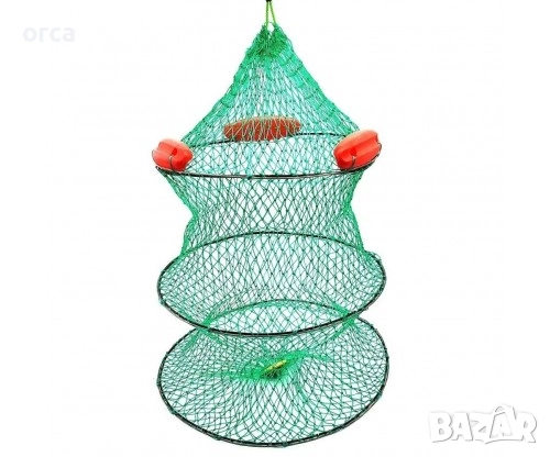 Плуващ живарник с тапи и поплавъци, 3 и 5 обръча, здрав и устойчив, снимка 2 - Такъми - 25827331