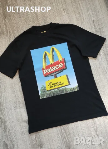 Palace x McDonald's Sign T-shirt Размер: М, снимка 6 - Тениски - 56074060
