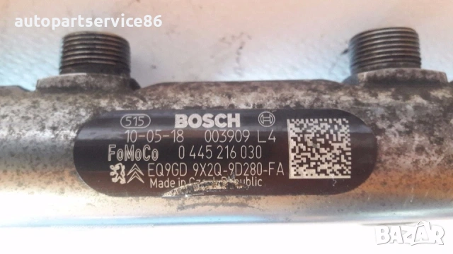 Горивна рейка с датчик за Land Rover Discovery 3.0 TDI (2010) 0445216030, снимка 2 - Части - 54338099