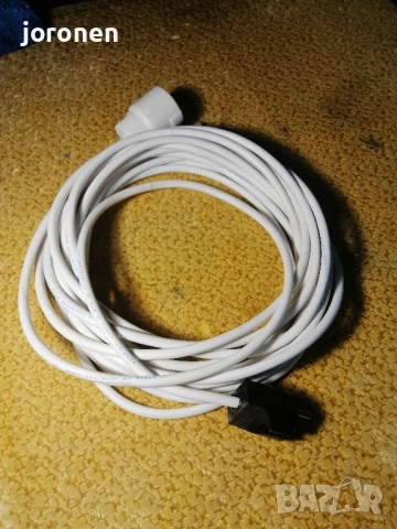 Кабел  удължител 10 метра-НОВ ! , снимка 4 - Кабели - 54320539