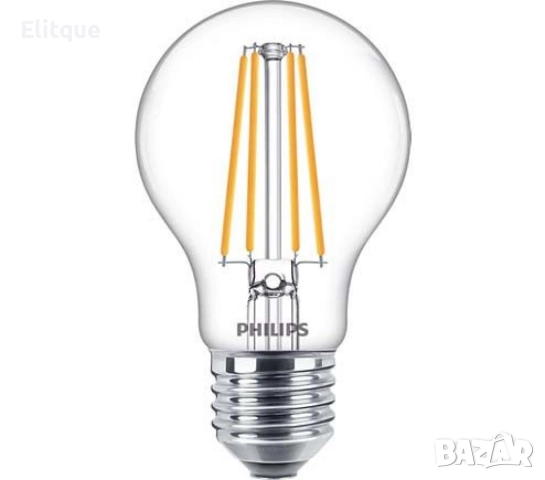 Комплект 3 броя LED крушки Philips Е27 7W 806LM 2700K, снимка 3 - Други - 52716469