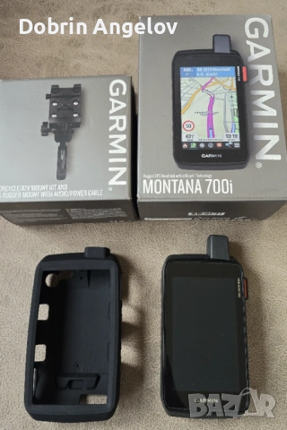 Ръчен GPS навигатор Garmin Montana 700i + стойка за ATV/Мотоциклет/Лодка/Яхта