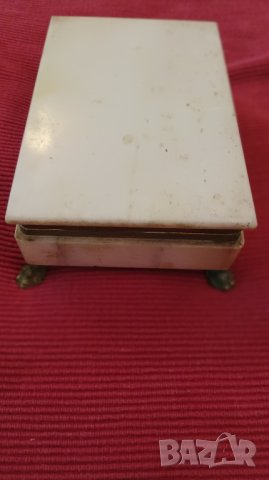 Стара мраморна кутия за бижута. , снимка 3 - Антикварни и старинни предмети - 42257515