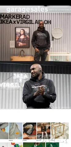 Дизайнерски шкаф на Virgil Abloh MARKERAD, снимка 2 - Секции и витрини - 47824559