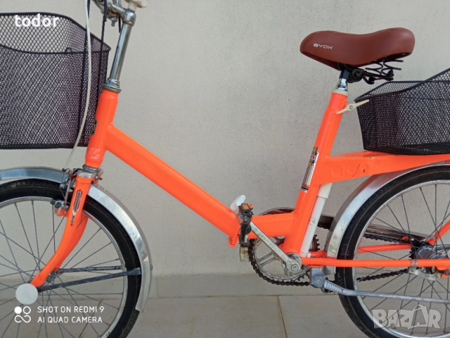 сгъваем немски велосипед 20 цола., снимка 2 - Велосипеди - 52613933