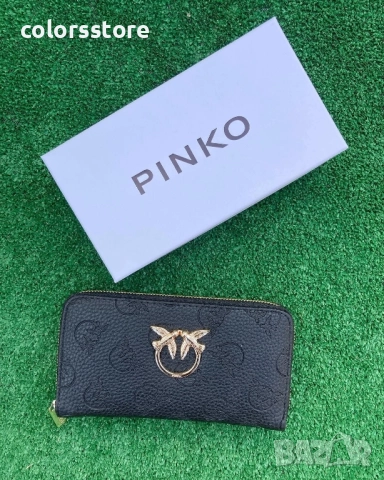 Дамско черно портмоне Pinko/SG59c, снимка 4 - Портфейли, портмонета - 51925621