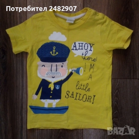 Бебешка тениска Н&М, снимка 2 - Бебешки блузки - 52262002