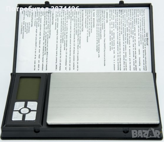1108 Дигитална електронна везна Notebook do 3кг, снимка 3 - Други стоки за дома - 30895435