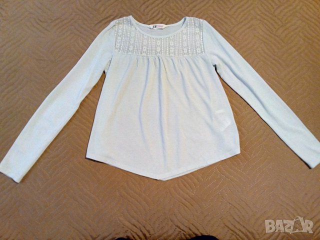 Блузка с дълъг ръкав H&M, снимка 2 - Детски Блузи и туники - 42848108
