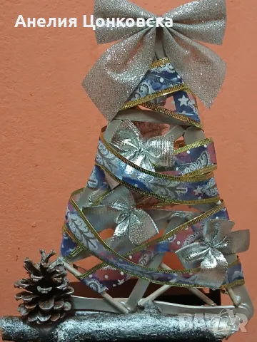 Арт елха в сребристо , снимка 1