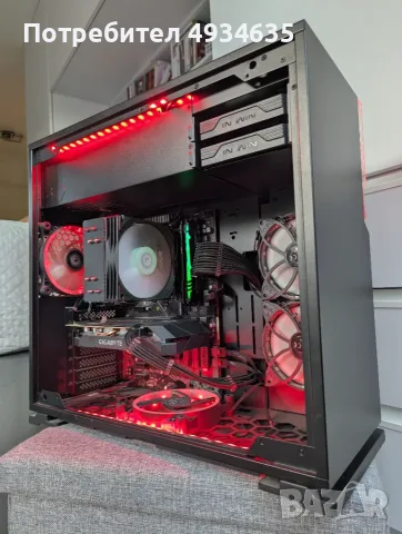 Геймърски компютър Ryzen 5 2600X / GTX 1660 Ti / 32GB RAM / 480GB SSD 