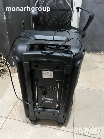 Караоке тонколона Meirende K5-12 100W с дистанционно и 1 микрофон, снимка 4 - Аудиосистеми - 54285650