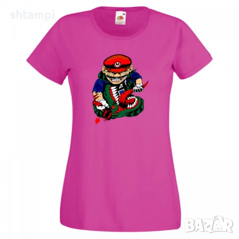 Дамска тениска Mario VS Monster Игра,Изненада,Подарък,Празник,Повод, снимка 10 - Тениски - 37237107