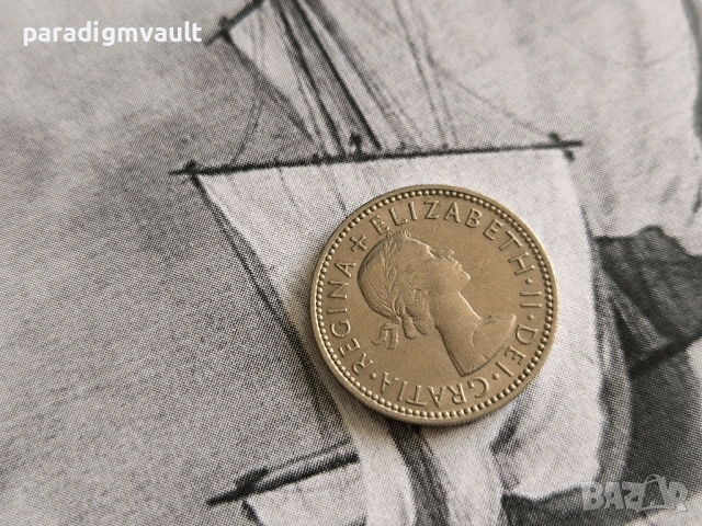 Монета - Великобритания - 1 шилинг | 1963г., снимка 2 - Нумизматика и бонистика - 54238738