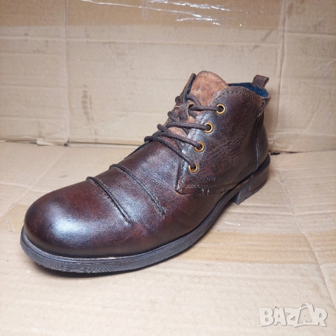 кожени боти./обувки Bugatti . номер 43, снимка 9 - Мъжки боти - 52657104