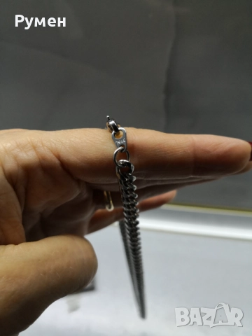 Мъжки пръстен и верижка нови, снимка 8 - Пръстени - 52899551