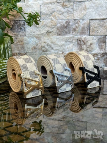 колани от естествена кожа в кутия louis vuitton balenciaga, снимка 5 - Колани - 50776390