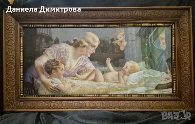 Репродукция на "Най-малкото дете", снимка 6 - Картини - 51878028