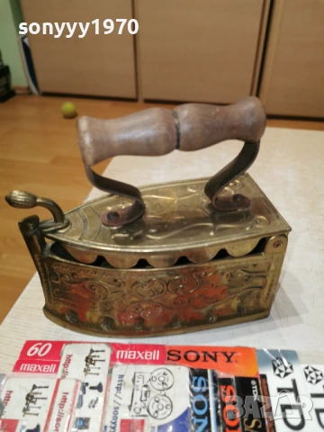 СТАРА ЮТИЯ-МЕД/МЕСИНГ-ВНОС SWISS 1701261836, снимка 11 - Антикварни и старинни предмети - 53134311