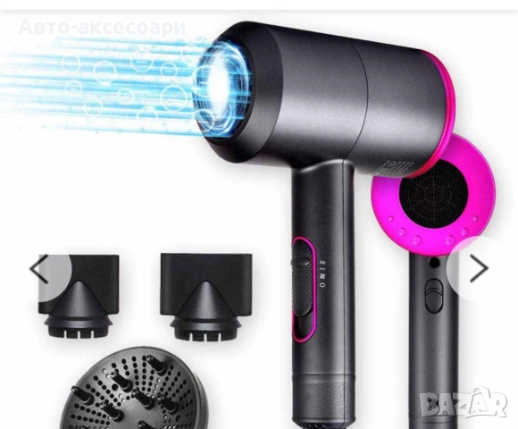 Бързосъхнещ Сешоар за Коса С Йони , Първокласен Сешоар , снимка 2 - Други - 53086292