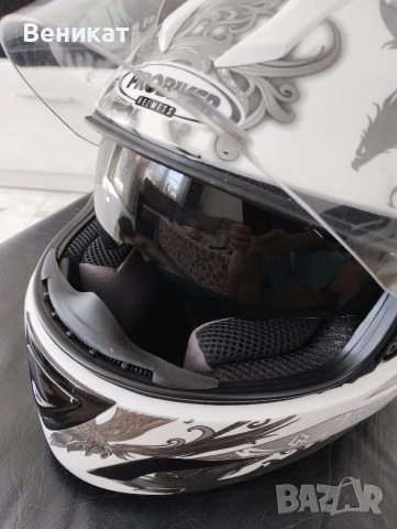 Каска с вграден визьор , снимка 3 - Аксесоари и консумативи - 54171232