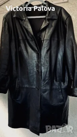 Яке- палто агнешка кожа голям размер, снимка 7 - Якета - 47673411