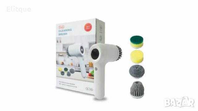 Многофункционална електрическа четка за почистване 5 в 1, снимка 5 - Други стоки за дома - 52852350