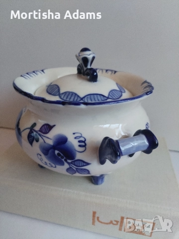 Бонбониера- Гжель, снимка 4 - Колекции - 52771921