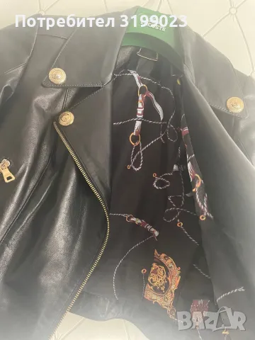 Кожено яке BALMAIN, снимка 2 - Якета - 48942997