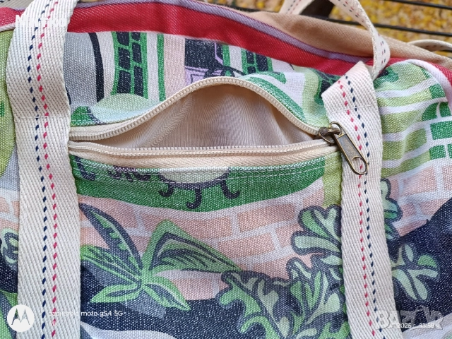 Тинейжърска арт брезентова дамска чанта, снимка 5 - Чанти - 52642487