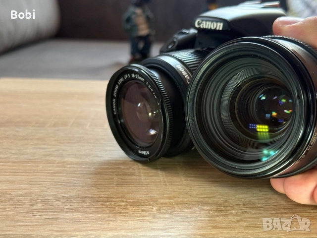Canon EOS 500D + 2 обектива , снимка 17 - Фотоапарати - 54225989