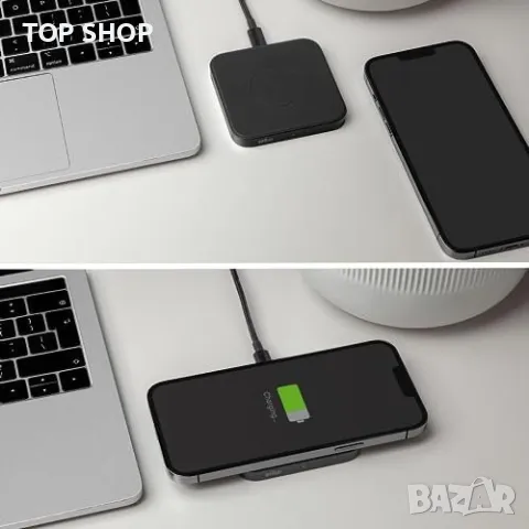 Нова Подложка за безжично зареждане Braun зарядно устройство за iPhone, снимка 2 - Аксесоари за Apple - 49321295