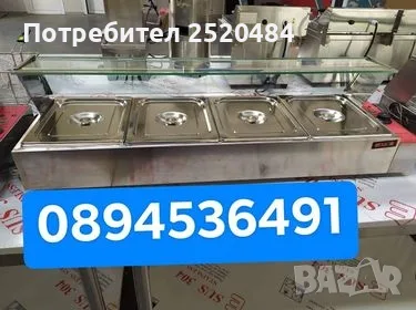 Топли витрини Бен Мари на водна баня 6 модела! Със стъклена витрина и гастронорми! ХИТ Цена 188,67€, снимка 5 - Обзавеждане за заведение - 53599487
