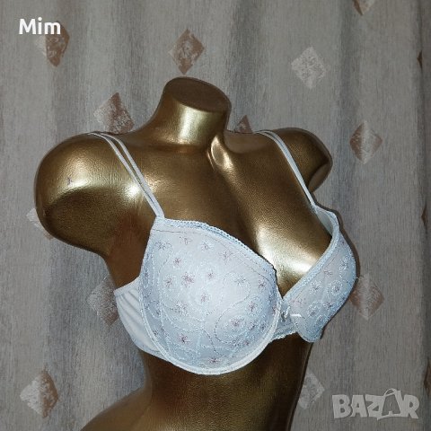 Skinto Skin 80 C Дантелен сутиен в цвят екрю , снимка 3 - Бельо - 44190145