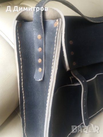 Антикварна кожена чанта, снимка 2 - Антикварни и старинни предмети - 36686894