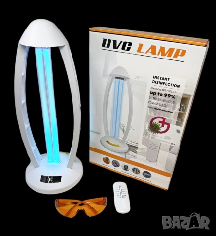 Преносима UV гермицидна лампа, снимка 6 - Лампи за баня - 52546006