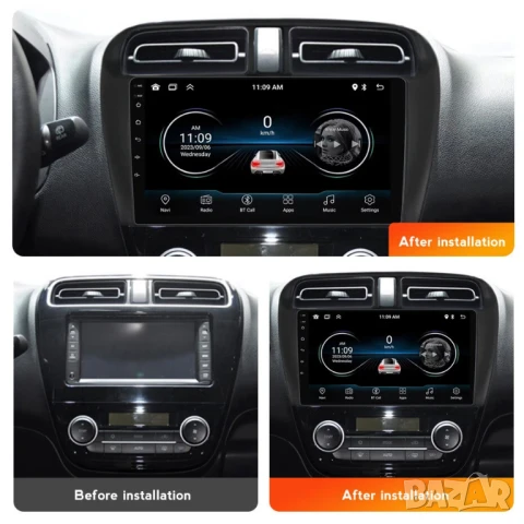 Мултимедия за Mitsubishi, Mirage, Attrage, Space Star, Dodge Attitude, Навигация, с Android, Андроид, снимка 6 - Аксесоари и консумативи - 51274019