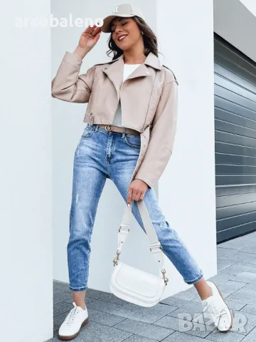 Дамско кожено яке BADEN, 3цвята , снимка 7 - Якета - 47751169