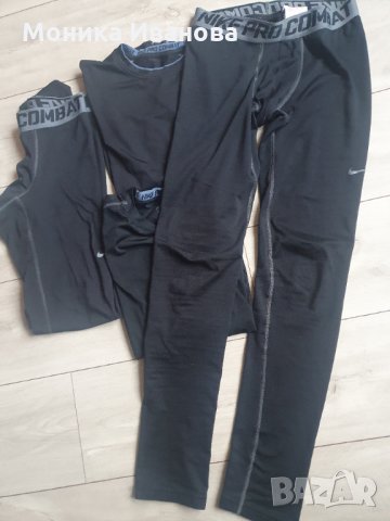 Nike Pro Combat XL - комплект, снимка 2 - Детски комплекти - 31124112