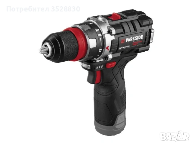 12v ударен винтоверт/бормашина Parkside Performance PSBSAP 12 A1 Парксайд Перформанс НОВ ГАРАНЦИЯ, снимка 5 - Други инструменти - 53147492